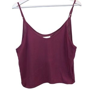 Aritzia Azure Skies Sleeveless Tank Top Crop Pink